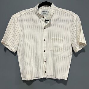 Romper Jack Unisex Pinstriped Crop-top